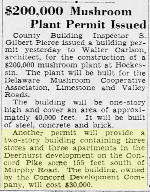 2/28/1946 Permit Issued for Triplex