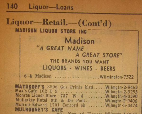 Mulrine Liquors at 1701 Concord Pike